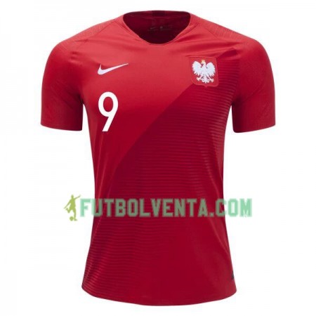 Camiseta de fútbol Polonia Robert Lewandowski 9 2ª equipación Mundial 2018 Camiseta de fútbol Polonia Robert Lewandowski 9 2ª equipación Mundial 2018